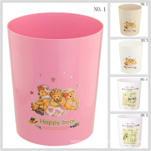 Three Colors Available Plastic Open Top Garbage Bin (FF-5222-5)